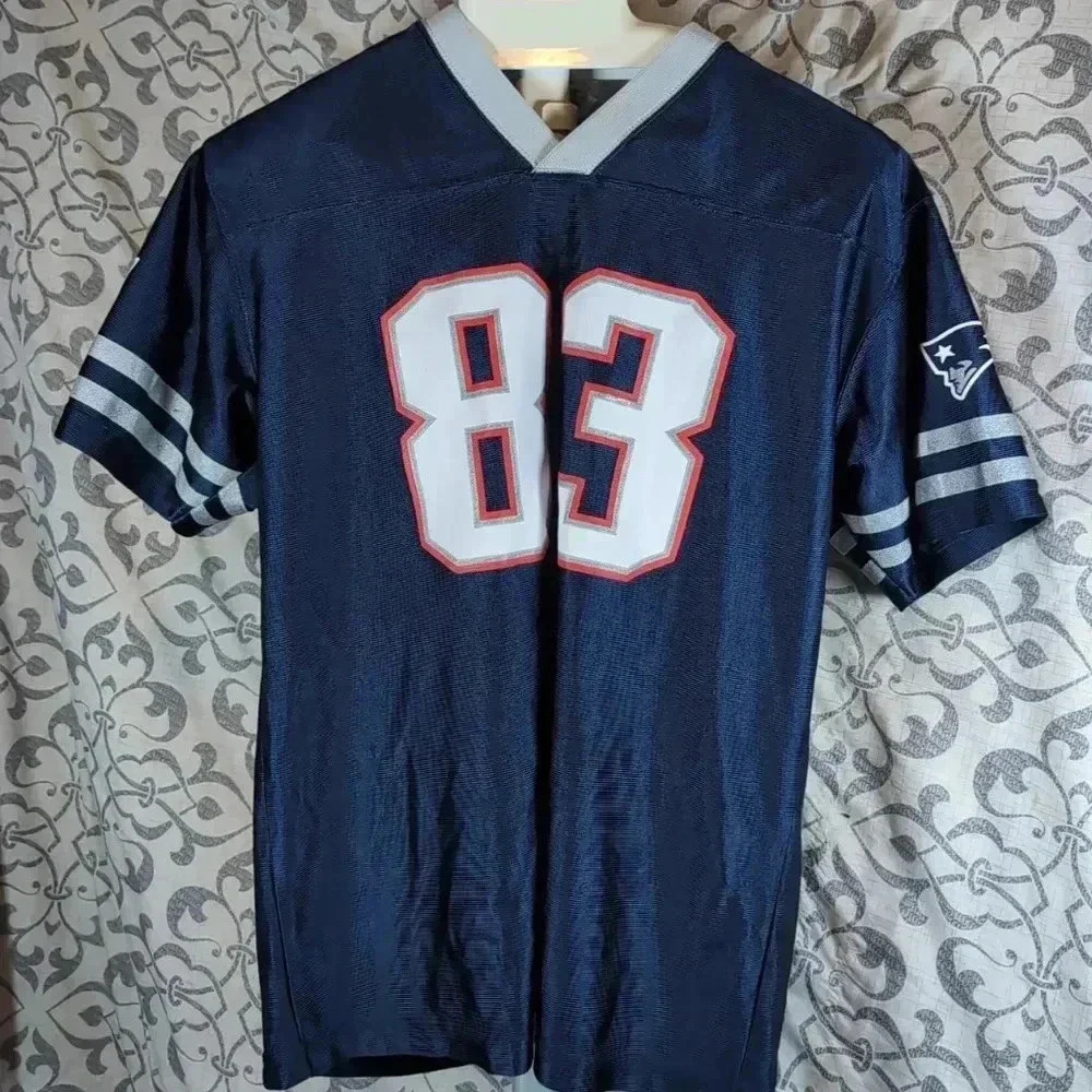 Vintage Reebok Wes Welker #83 New England Patriots Jersey Large Womens XL